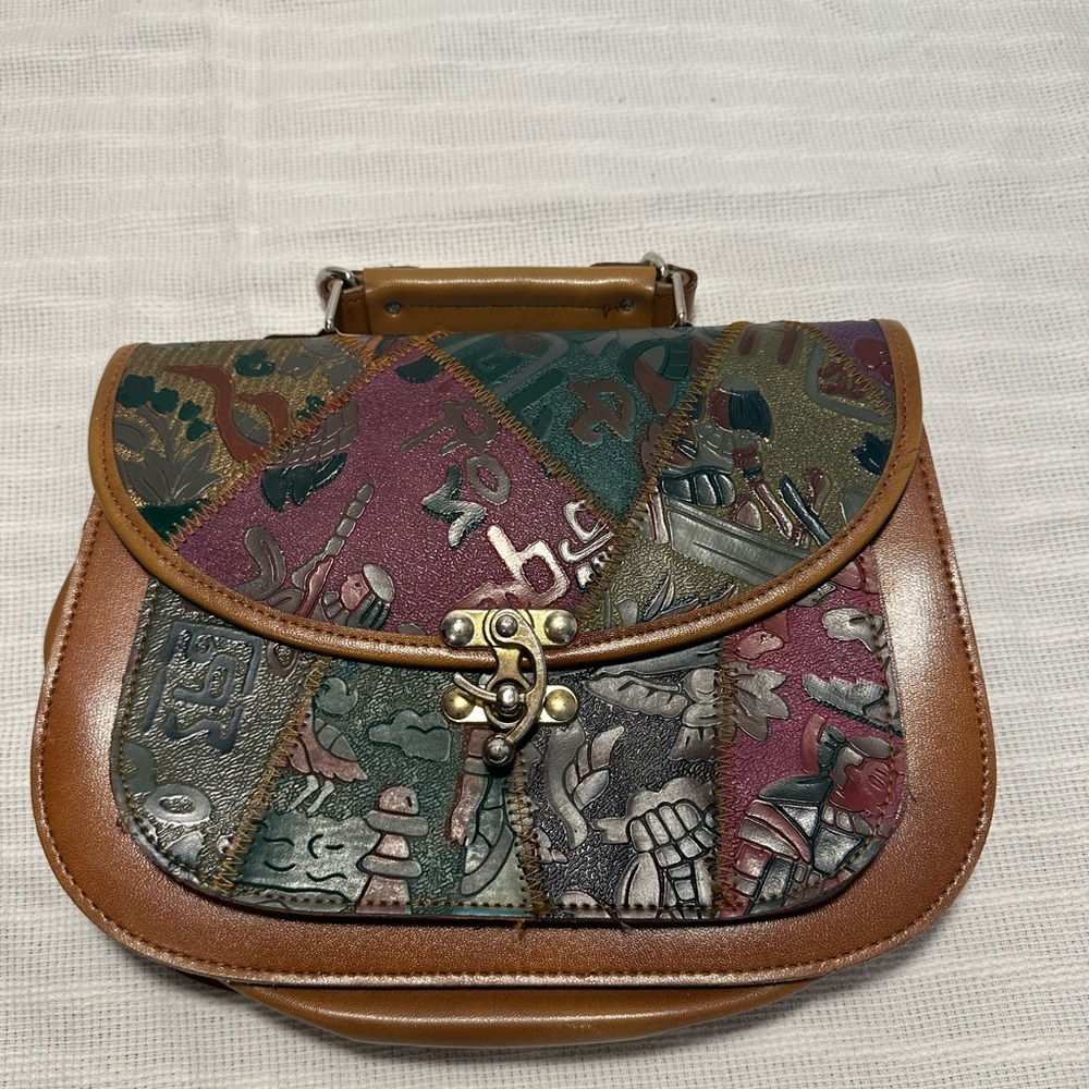 Vintage Patchwork Leather Bag